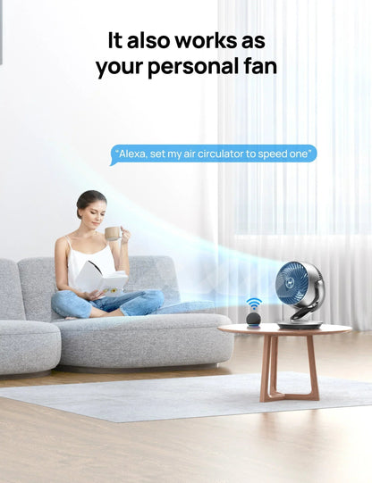 Smart Air Circulator Fan CF511S & Smart Tower Fan Cruiser Pro T3S - DREO